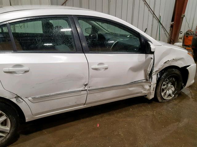 3N1AB6AP7BL686334 - 2011 NISSAN SENTRA 2.0 WHITE photo 9