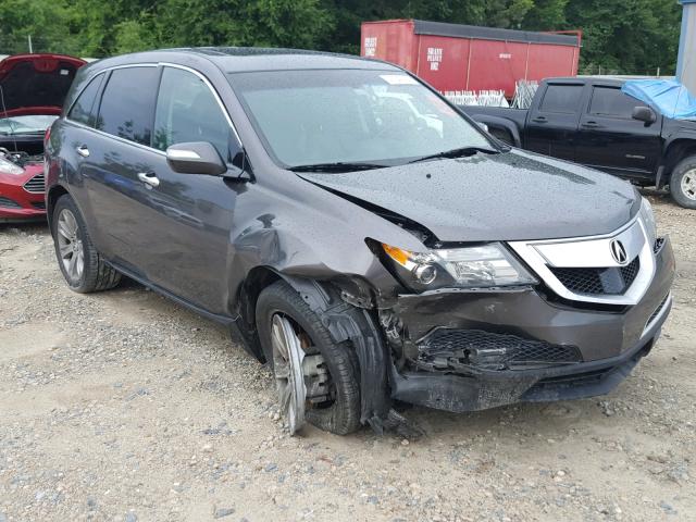 2HNYD2H61CH544920 - 2012 ACURA MDX ADVANC GRAY photo 1