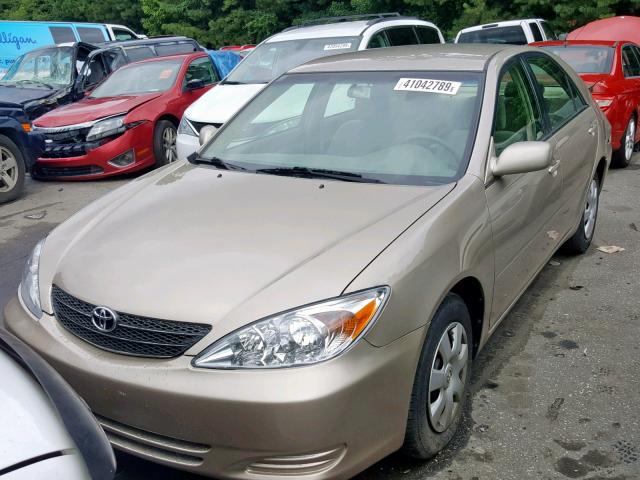 4T1BE32K43U702194 - 2003 TOYOTA CAMRY LE BEIGE photo 2