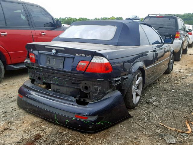 WBABW33474PL26749 - 2004 BMW 325 CI BLUE photo 4