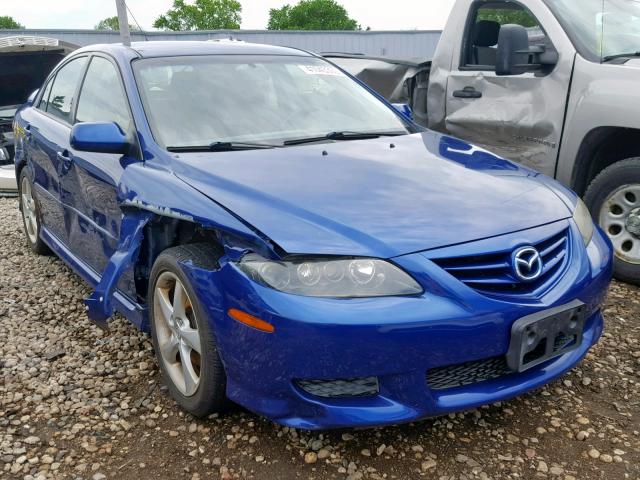 1YVHP84C545N87297 - 2004 MAZDA 6 I BLUE photo 1