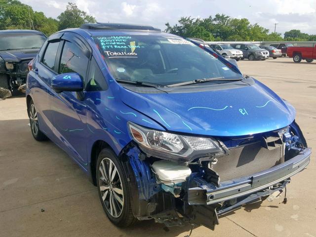 3HGGK5H83GM704380 - 2016 HONDA FIT EX BLUE photo 1