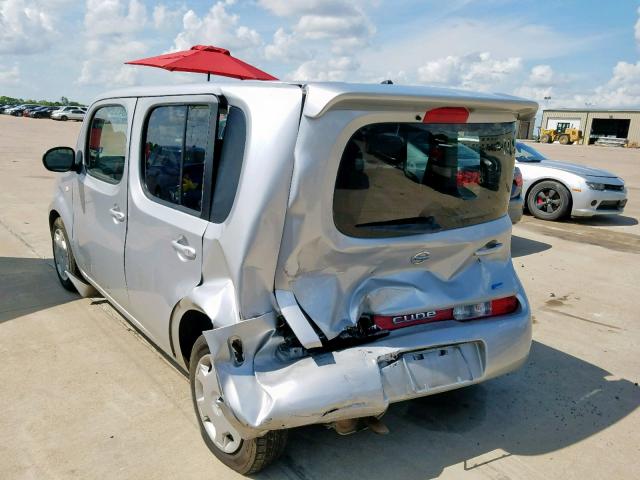 JN8AZ2KR3ET353215 - 2014 NISSAN CUBE S SILVER photo 3