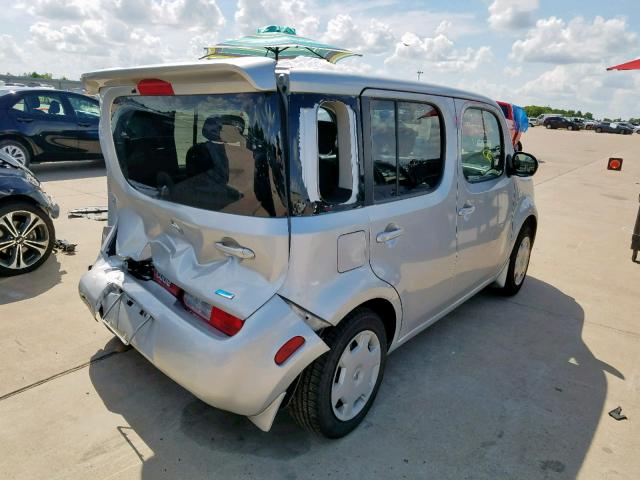 JN8AZ2KR3ET353215 - 2014 NISSAN CUBE S SILVER photo 4