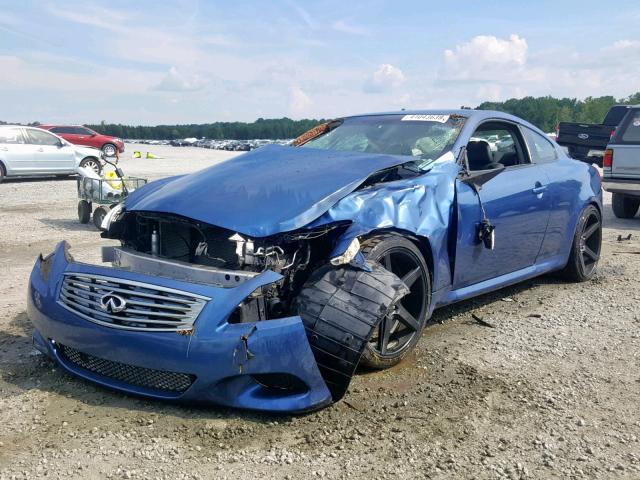 JNKCV64E48M120541 - 2008 INFINITI G37 BASE BLUE photo 2