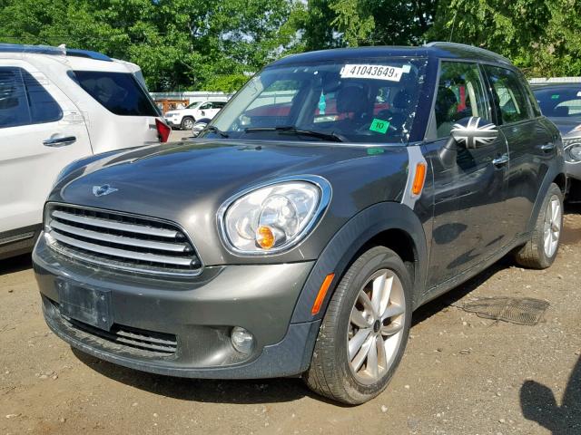 WMWZB3C56BWH95369 - 2011 MINI COOPER COU GRAY photo 2