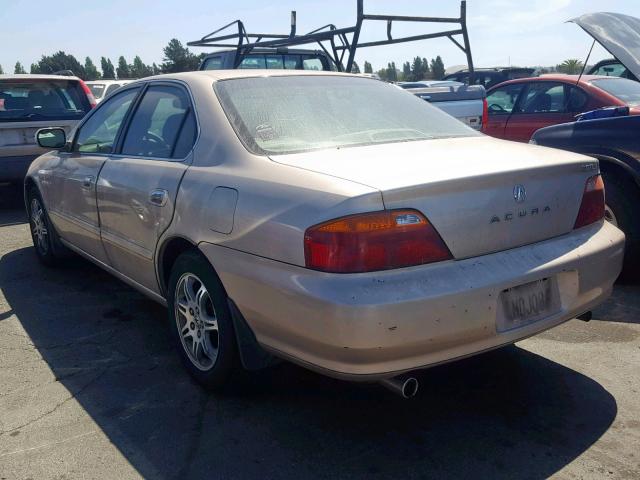 19UUA5679YA057031 - 2000 ACURA 3.2TL GOLD photo 3