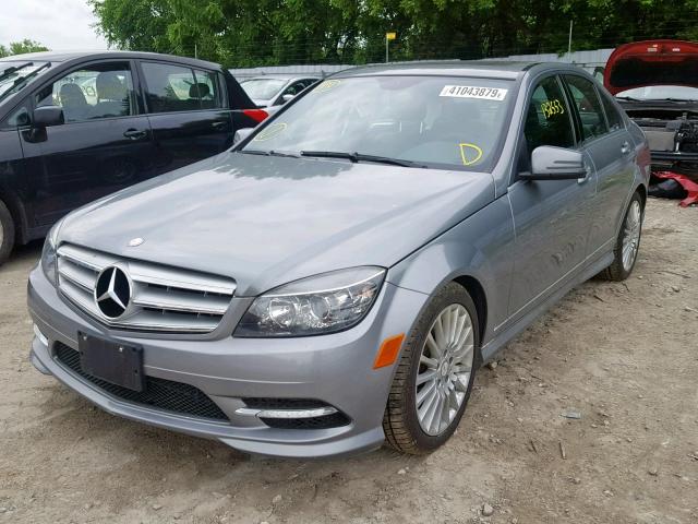 WDDGF8FB2BF558930 - 2011 MERCEDES-BENZ C 250 4MAT GRAY photo 2