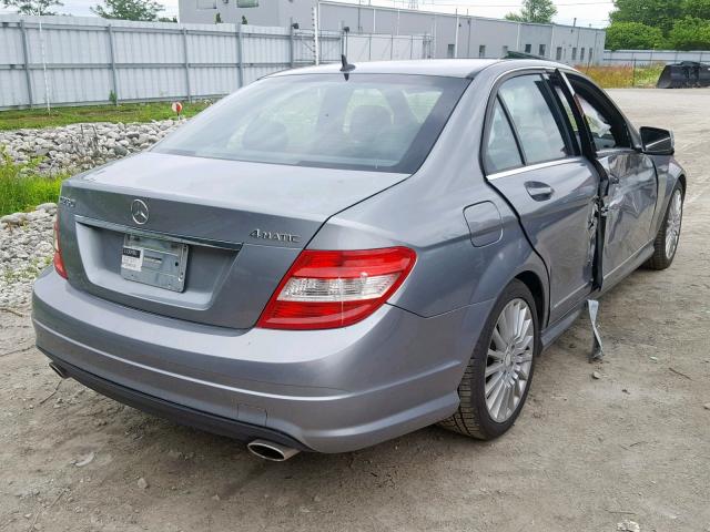 WDDGF8FB2BF558930 - 2011 MERCEDES-BENZ C 250 4MAT GRAY photo 4