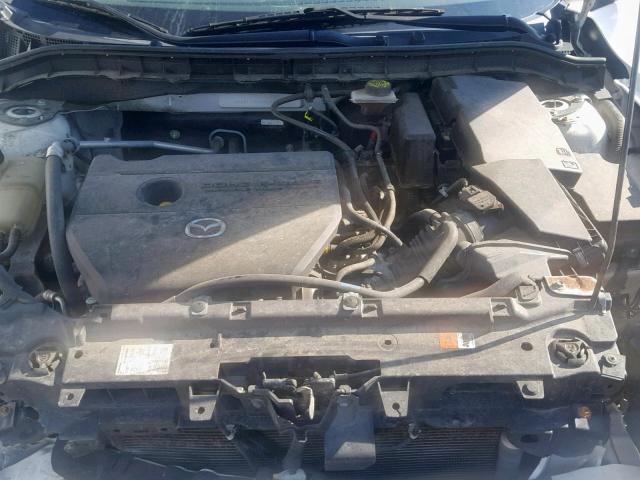 JM1BL1H56A1214217 - 2010 MAZDA 3 S WHITE photo 7