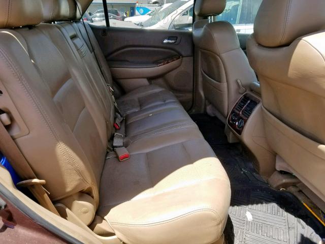 2HNYD18251H508409 - 2001 ACURA MDX BURGUNDY photo 6