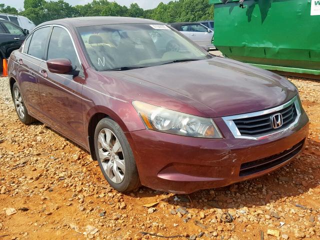 1HGCP26859A169781 - 2009 HONDA ACCORD EXL BURGUNDY photo 1