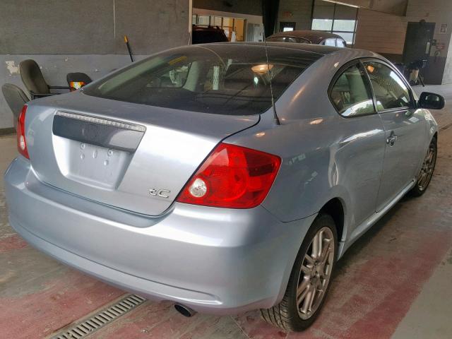 JTKDE177270146494 - 2007 TOYOTA SCION TC BLUE photo 4