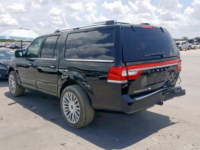 5LMJJ3LT2HEL11185 - 2017 LINCOLN NAVIGATOR BLACK photo 3