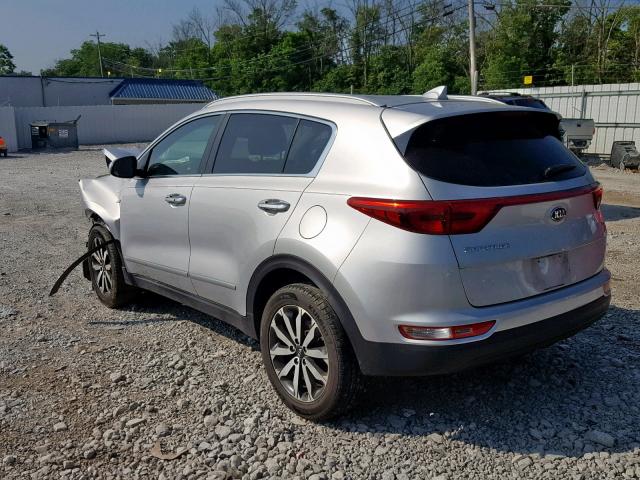 KNDPNCAC5H7072373 - 2017 KIA SPORTAGE E SILVER photo 3