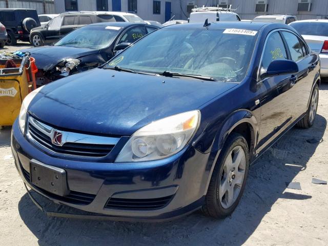 1G8ZS57B19F142707 - 2009 SATURN AURA XE BLUE photo 2