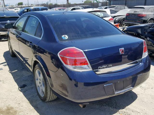 1G8ZS57B19F142707 - 2009 SATURN AURA XE BLUE photo 3