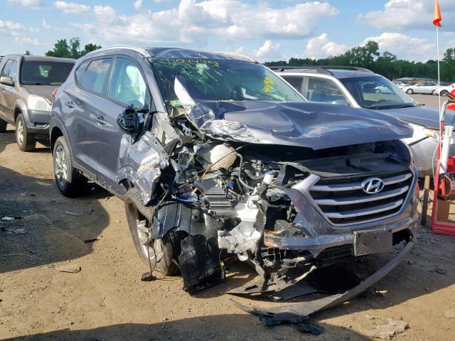 KM8J33A49JU647923 - 2018 HYUNDAI TUCSON SEL GRAY photo 1