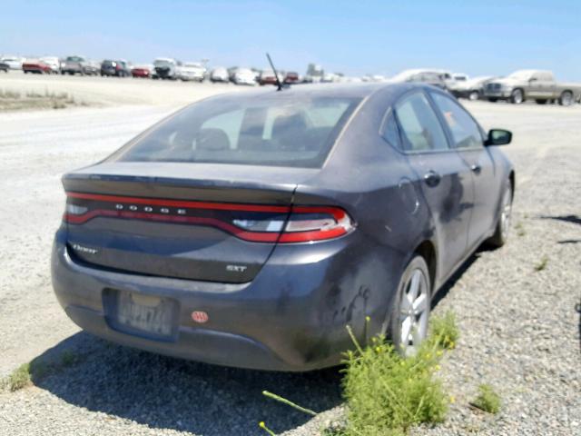 1C3CDFBB3FD330501 - 2015 DODGE DART SXT CHARCOAL photo 4