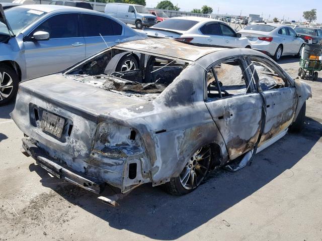 19UUA66296A023632 - 2006 ACURA 3.2TL BURN photo 4