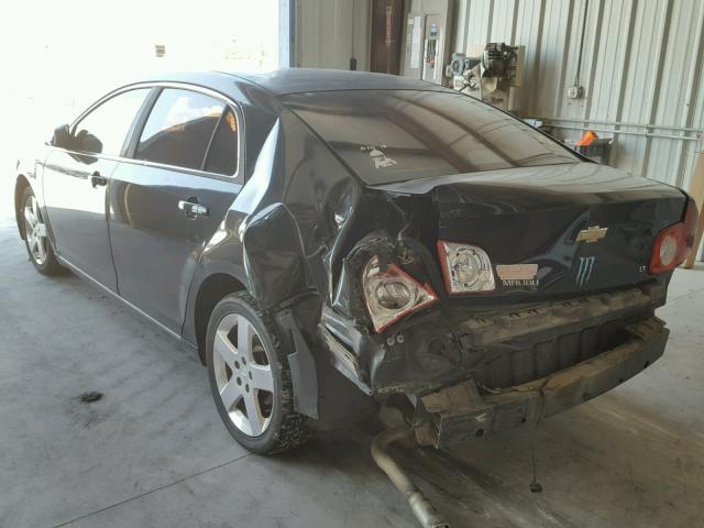 1G1ZH57B494243393 - 2009 CHEVROLET MALIBU 1LT შავი ფოტო 3