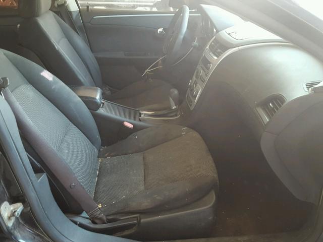 1G1ZH57B494243393 - 2009 CHEVROLET MALIBU 1LT შავი ფოტო 5