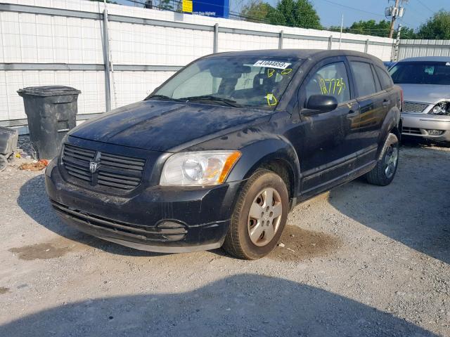 1B3HB28B38D641258 - 2008 DODGE CALIBER BLACK photo 2