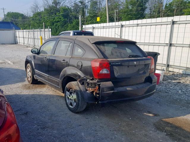 1B3HB28B38D641258 - 2008 DODGE CALIBER BLACK photo 3