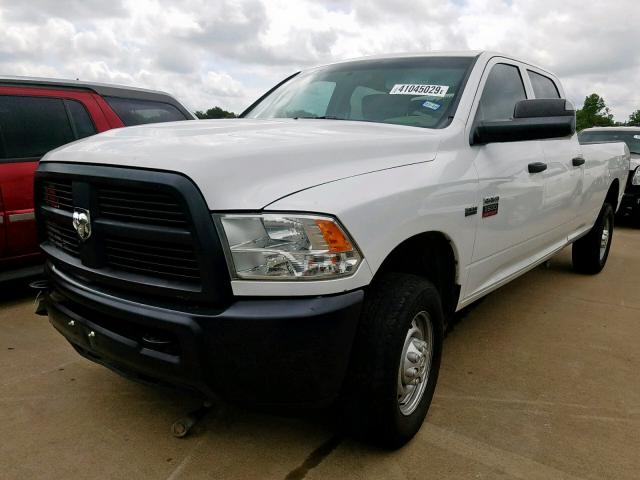 3C6TD5HT2CG326192 - 2012 DODGE RAM 2500 S Սպիտակ լուսանկար 2