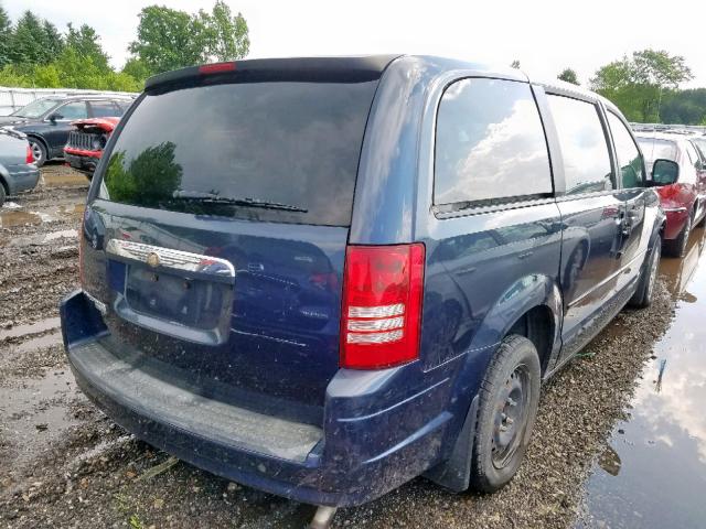 2A8HR44H78R114569 - 2008 CHRYSLER TOWN & CNT BLUE photo 4