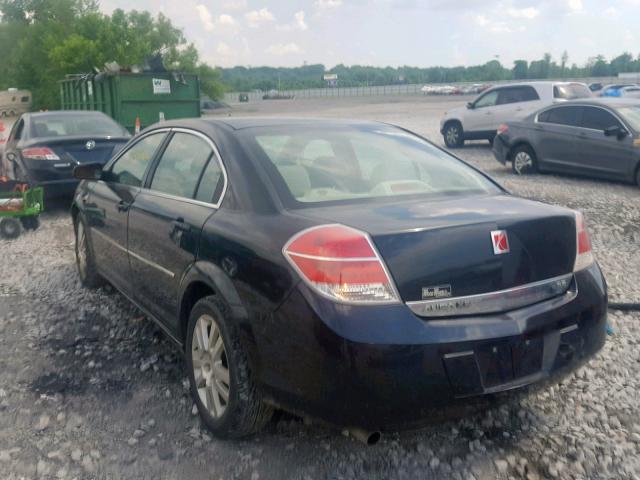 1G8ZS57N68F245209 - 2008 SATURN AURA XE BLACK photo 3