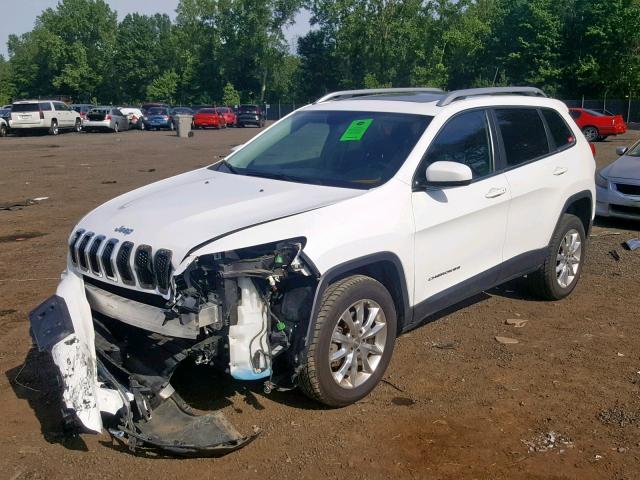 1C4PJMDB4FW559099 - 2015 JEEP CHEROKEE L WHITE photo 2