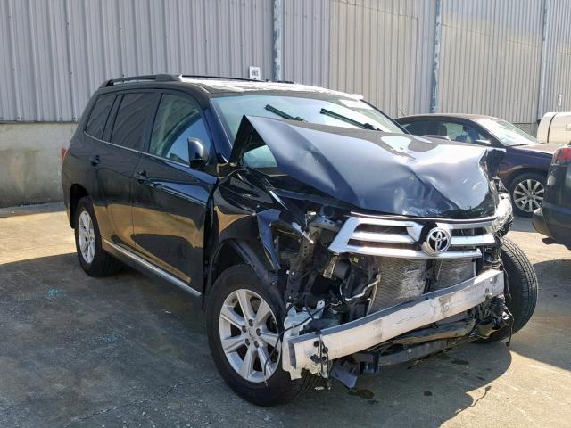 5TDBK3EH4BS086142 - 2011 TOYOTA HIGHLANDER BLACK photo 1