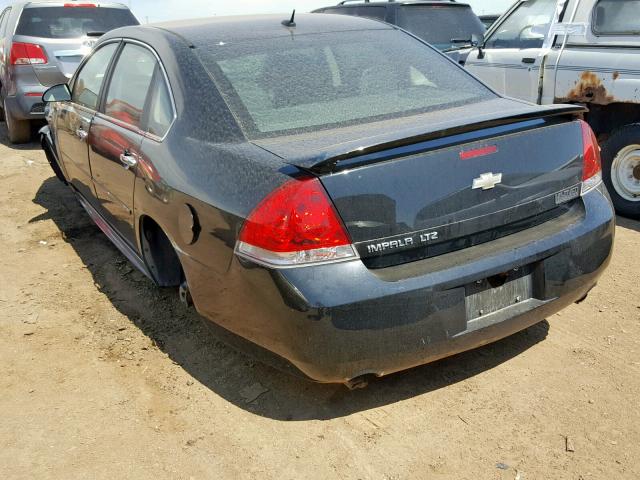 2G1WC5E37D1105414 - 2013 CHEVROLET IMPALA LTZ BLACK photo 3