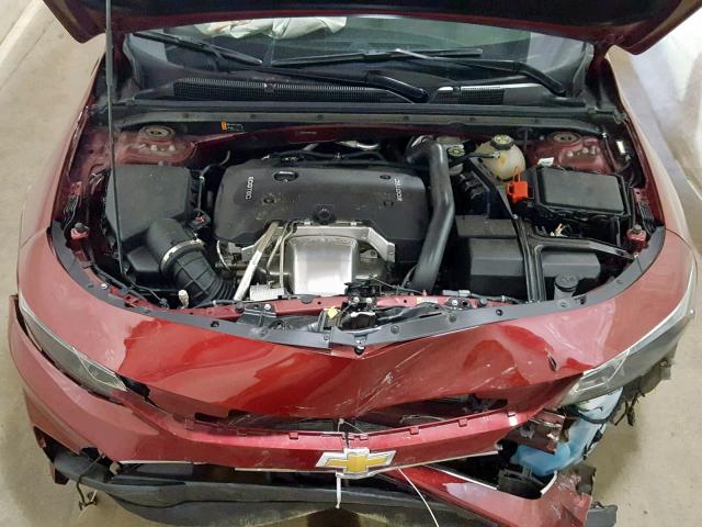 1G1ZH5SX0HF153826 - 2017 CHEVROLET MALIBU PRE RED photo 7