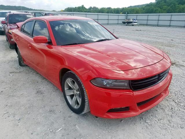 2C3CDXHG1HH575134 - 2017 DODGE CHARGER SX RED photo 1