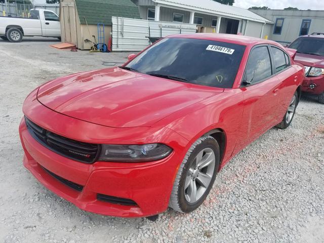 2C3CDXHG1HH575134 - 2017 DODGE CHARGER SX RED photo 2