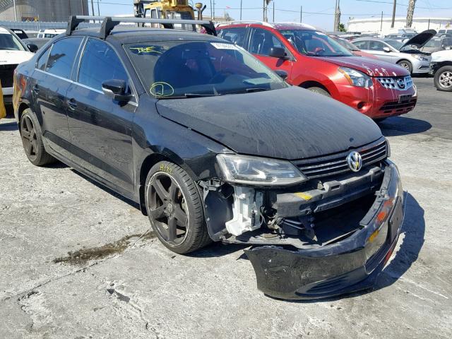 3VWLL7AJXDM374541 - 2013 VOLKSWAGEN JETTA TDI BLACK photo 1