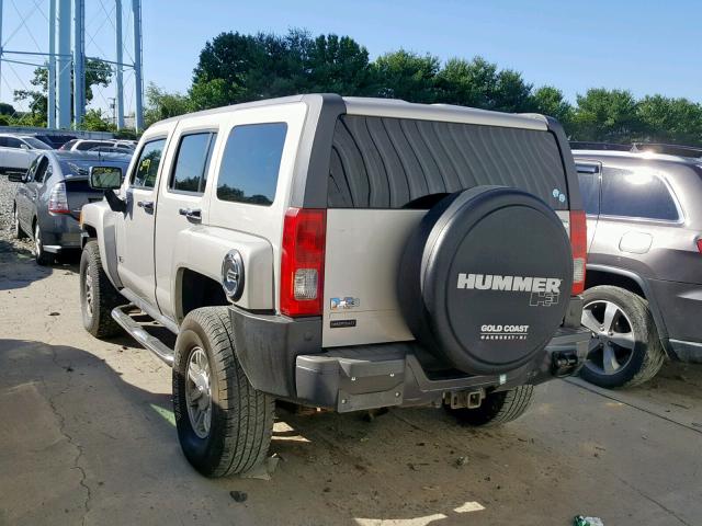 5GTEN13L688138778 - 2008 HUMMER H3 ALPHA GRAY photo 3