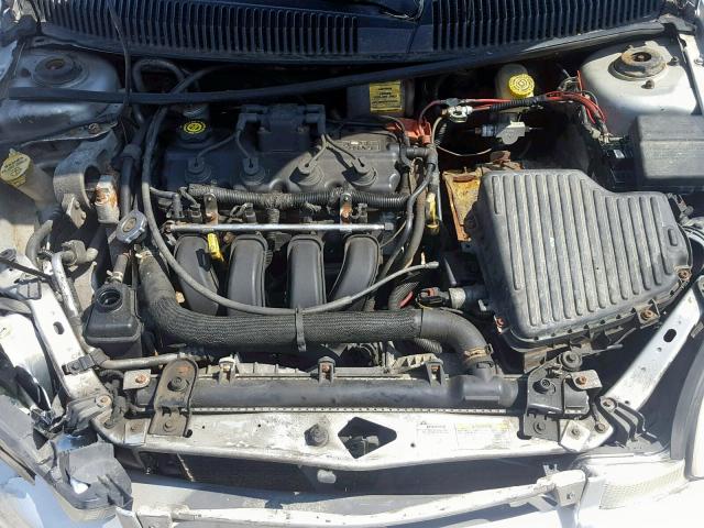 1B3ES46C22D558244 - 2002 DODGE NEON SE SILVER photo 7