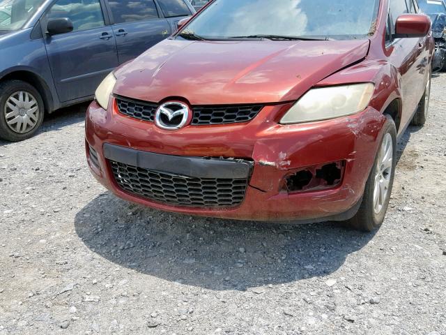 JM3ER293970154230 - 2007 MAZDA CX-7 MAROON photo 9