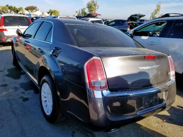 2C3CCAAG1DH712190 - 2013 CHRYSLER 300 GRAY photo 3