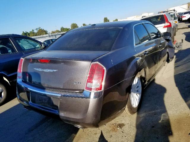 2C3CCAAG1DH712190 - 2013 CHRYSLER 300 GRAY photo 4