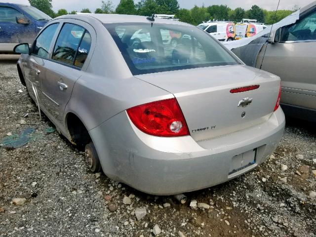 1G1AT58H897253955 - 2009 CHEVROLET COBALT LT SILVER photo 3