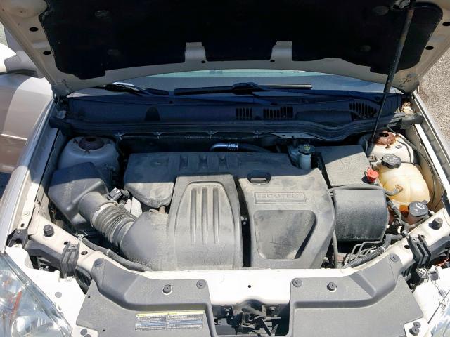 1G1AT58H897253955 - 2009 CHEVROLET COBALT LT SILVER photo 7