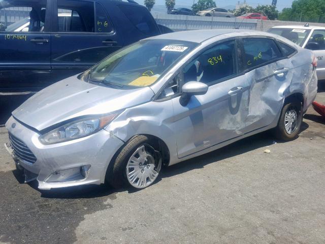 3FADP4AJXKM115156 - 2019 FORD FIESTA S SILVER photo 2