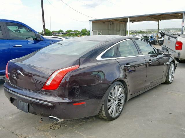 SAJWA1CB9BLV08920 - 2011 JAGUAR XJ BASE BURGUNDY photo 4