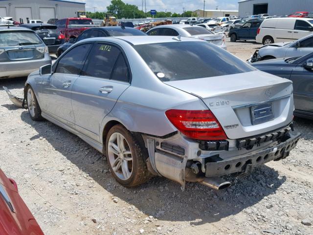 WDDGF4HB2CR220594 - 2012 MERCEDES-BENZ C 250 SILVER photo 3