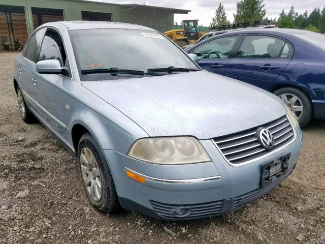 WVWPD63B72P306982 - 2002 VOLKSWAGEN PASSAT GLS BLUE photo 1