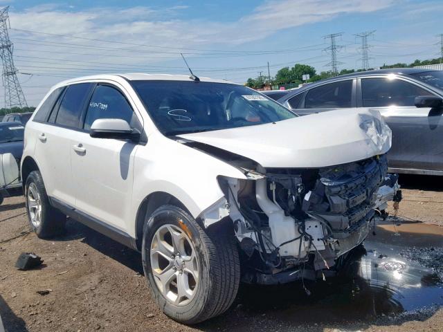 2FMDK4JC5CBA52461 - 2012 FORD EDGE SEL WHITE photo 1